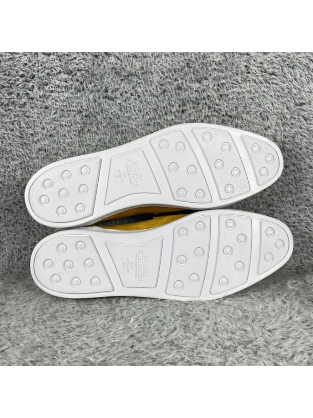 Allen Edmonds Randolph Suede Bit Loafers Size 10 D Men Mustard Yellow Slip On